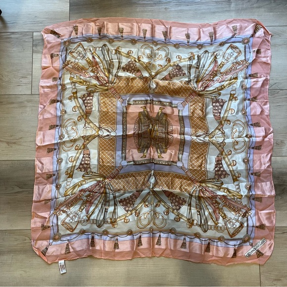 PAOLO GUCCI vintage scarf bandanna silk womens - Picture 6 of 8